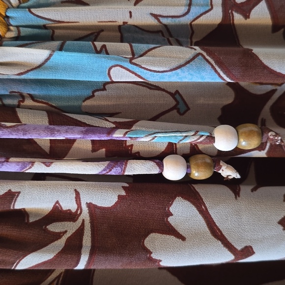 Floral Maxi Dress in Purple and Yellow - Picture 7 of 16